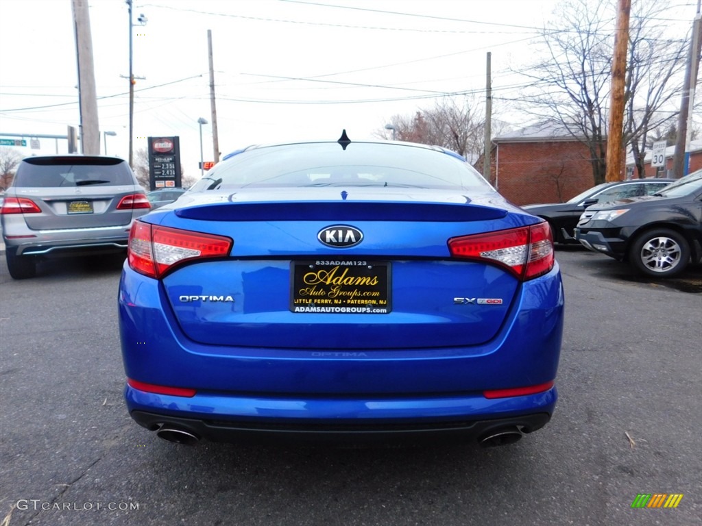 2013 Optima SX - Corsa Blue / Black photo #6