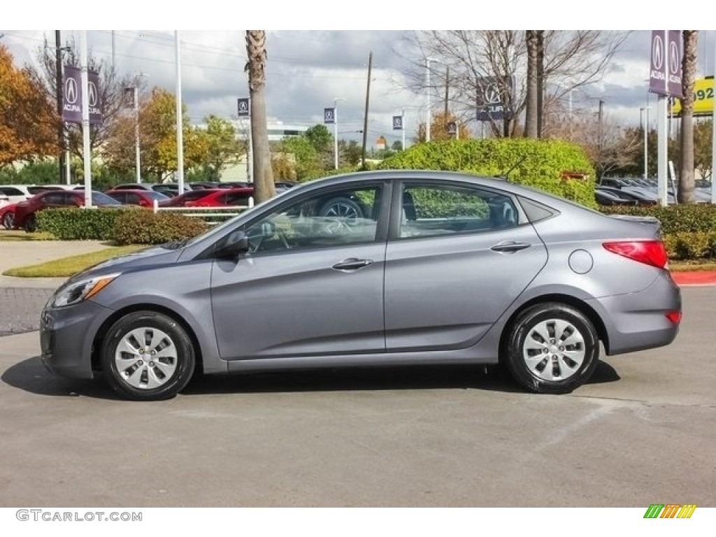 2016 Accent SE Sedan - Triathlon Gray / Gray photo #4