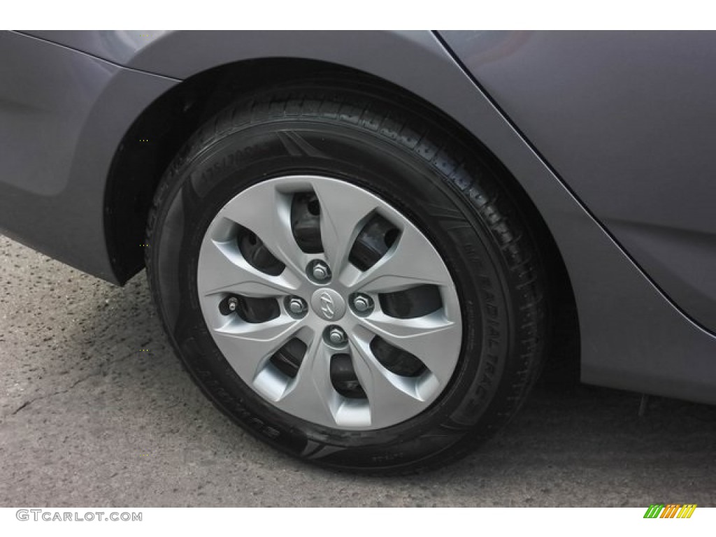 2016 Accent SE Sedan - Triathlon Gray / Gray photo #10