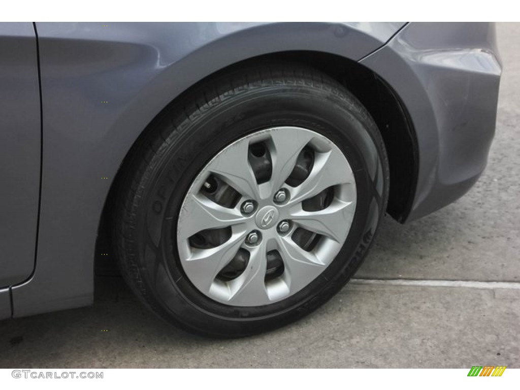 2016 Accent SE Sedan - Triathlon Gray / Gray photo #11