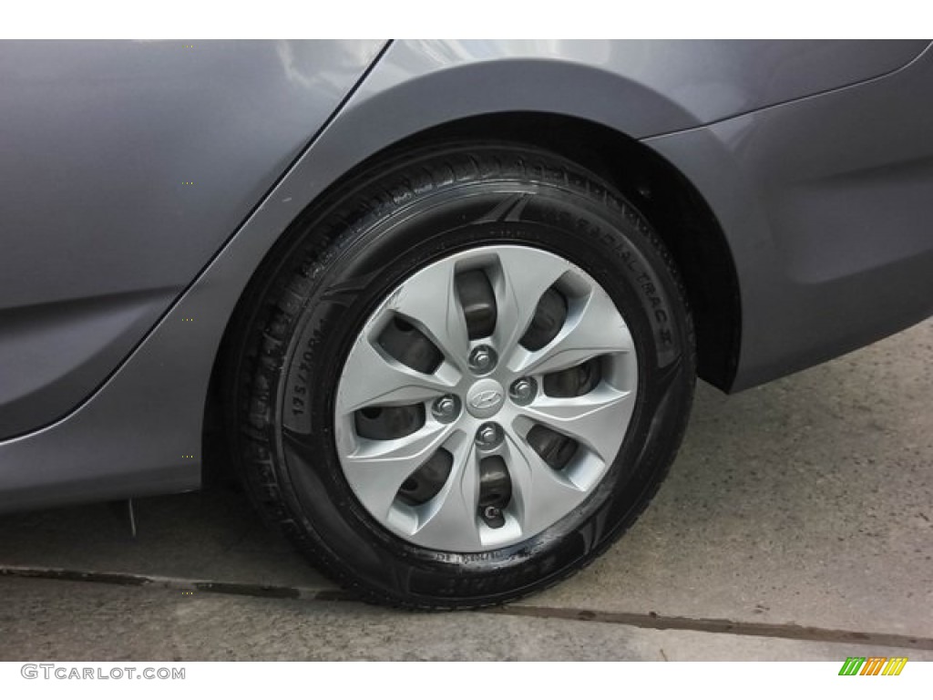 2016 Accent SE Sedan - Triathlon Gray / Gray photo #13