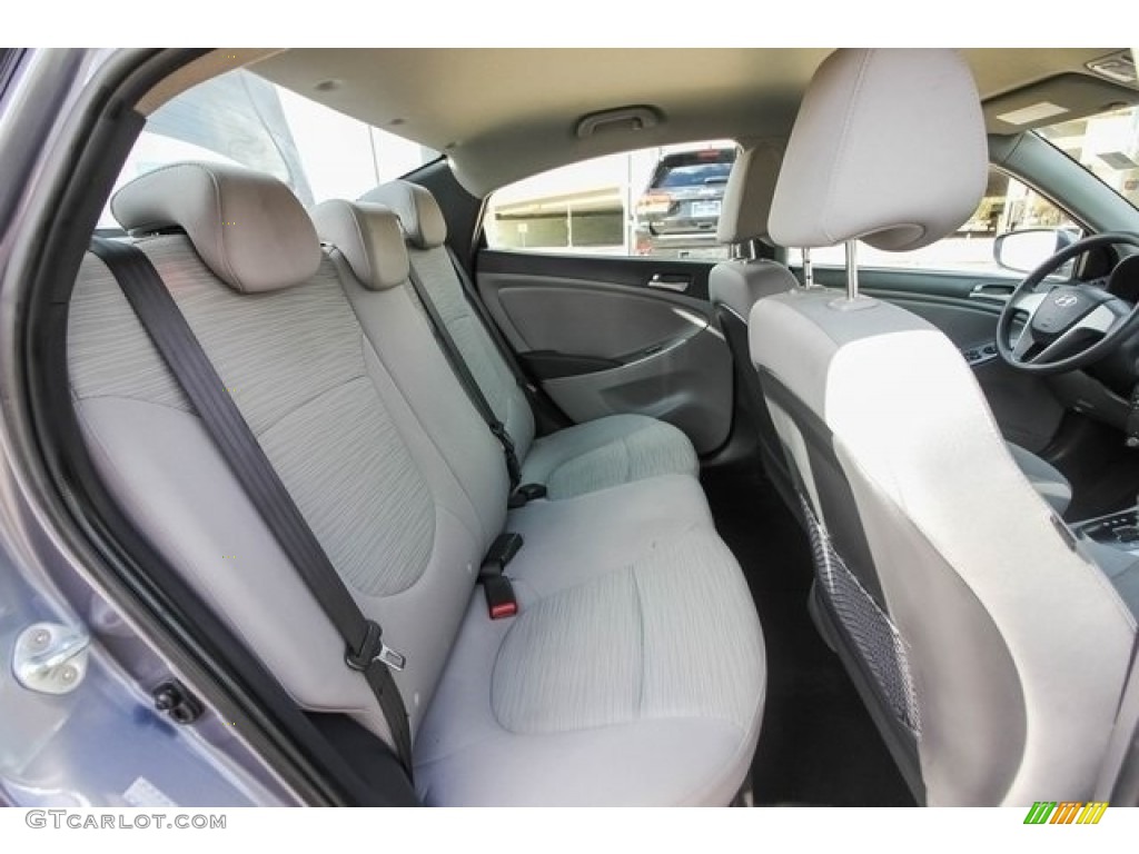 2016 Accent SE Sedan - Triathlon Gray / Gray photo #23