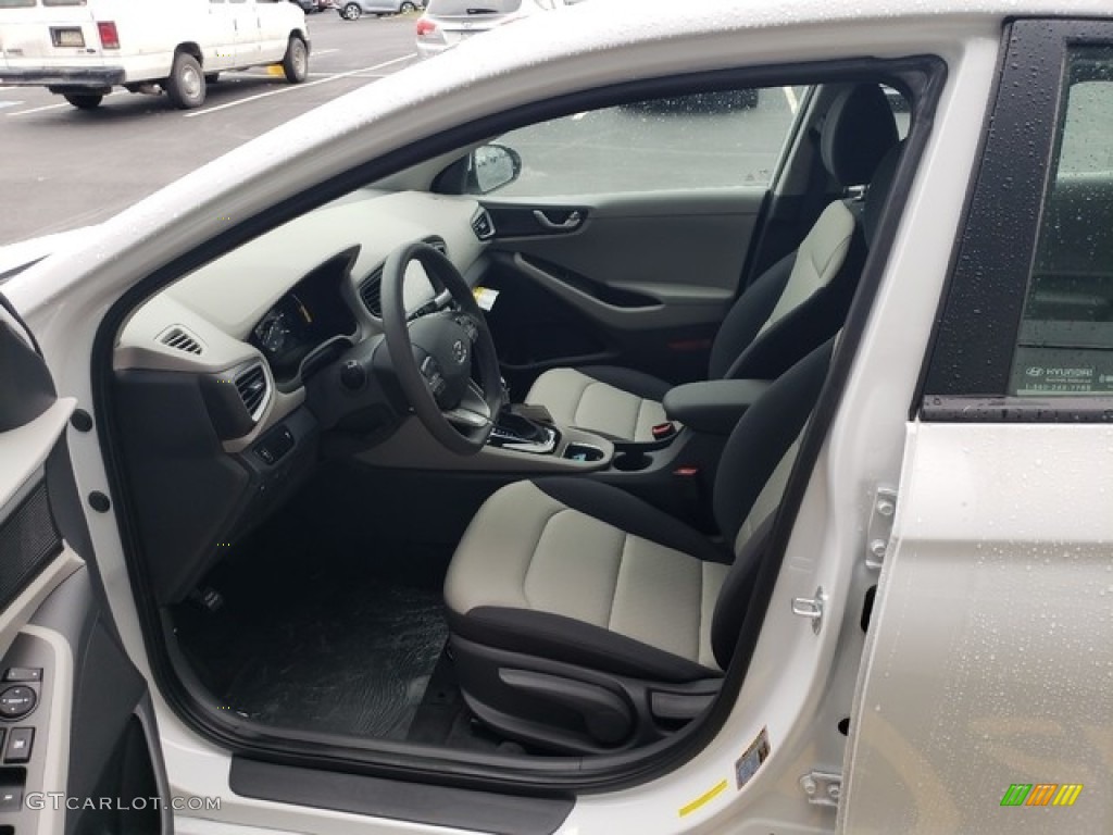 Beige Interior 2019 Hyundai Ioniq Hybrid Blue Photo #130715942