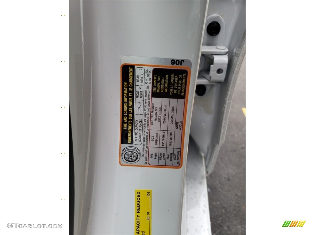2019 Hyundai Ioniq Hybrid Blue Info Tag Photos