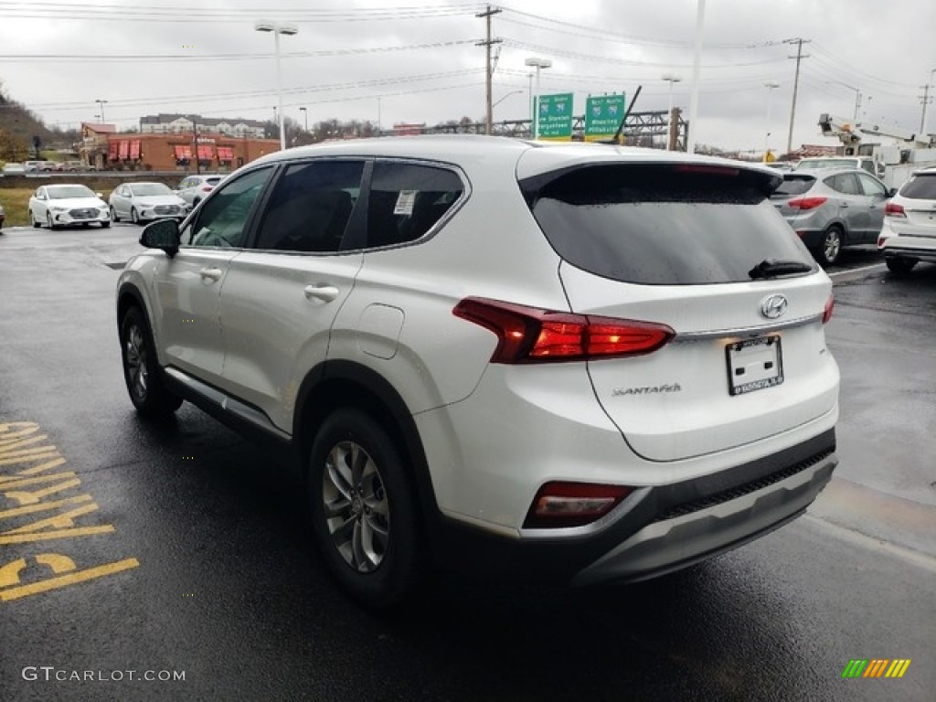 2019 Santa Fe SE AWD - Quartz White / Espresso/Gray photo #6