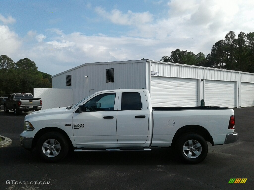 2019 1500 Classic Tradesman Quad Cab 4x4 - Bright White / Black/Diesel Gray photo #2