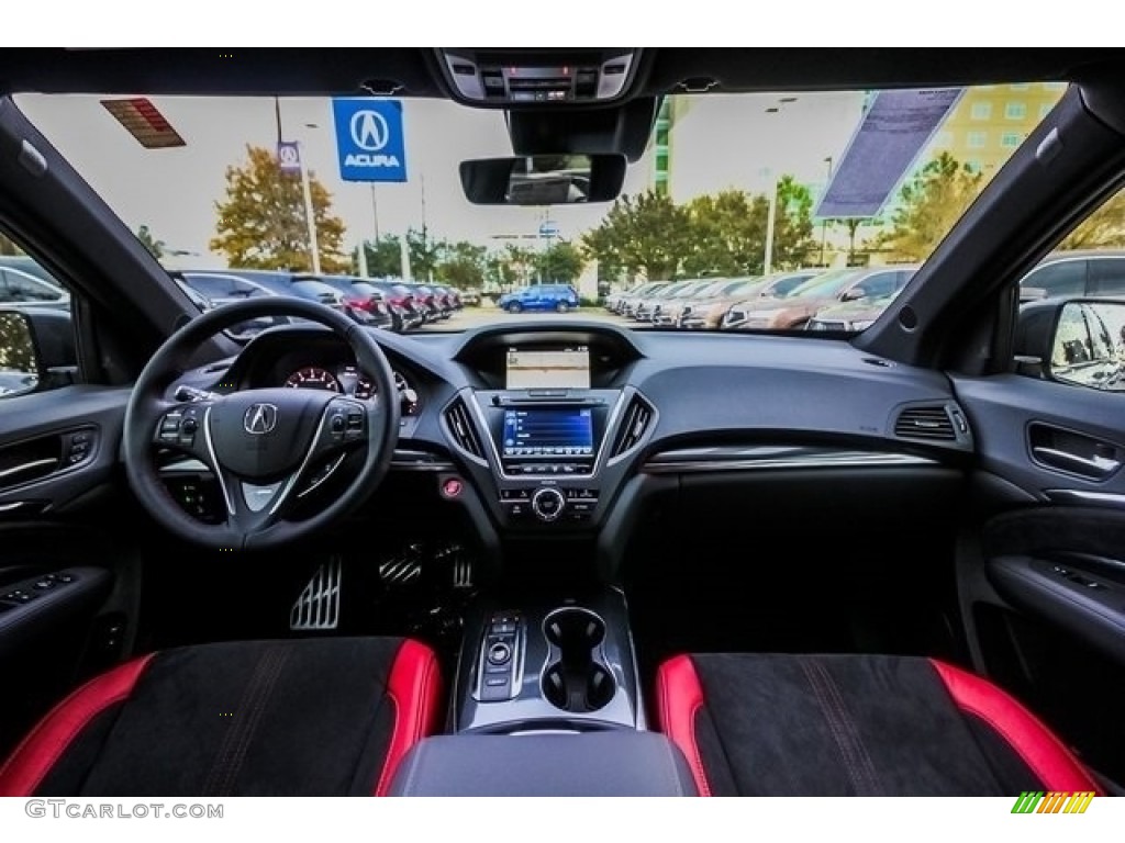 Red Interior 2019 Acura MDX A Spec SH-AWD Photo #130717463