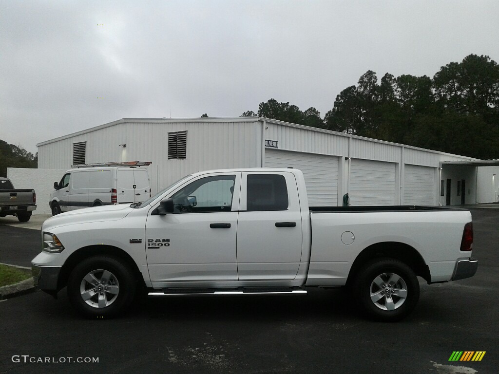 2019 1500 Classic Tradesman Quad Cab 4x4 - Bright White / Black/Diesel Gray photo #2