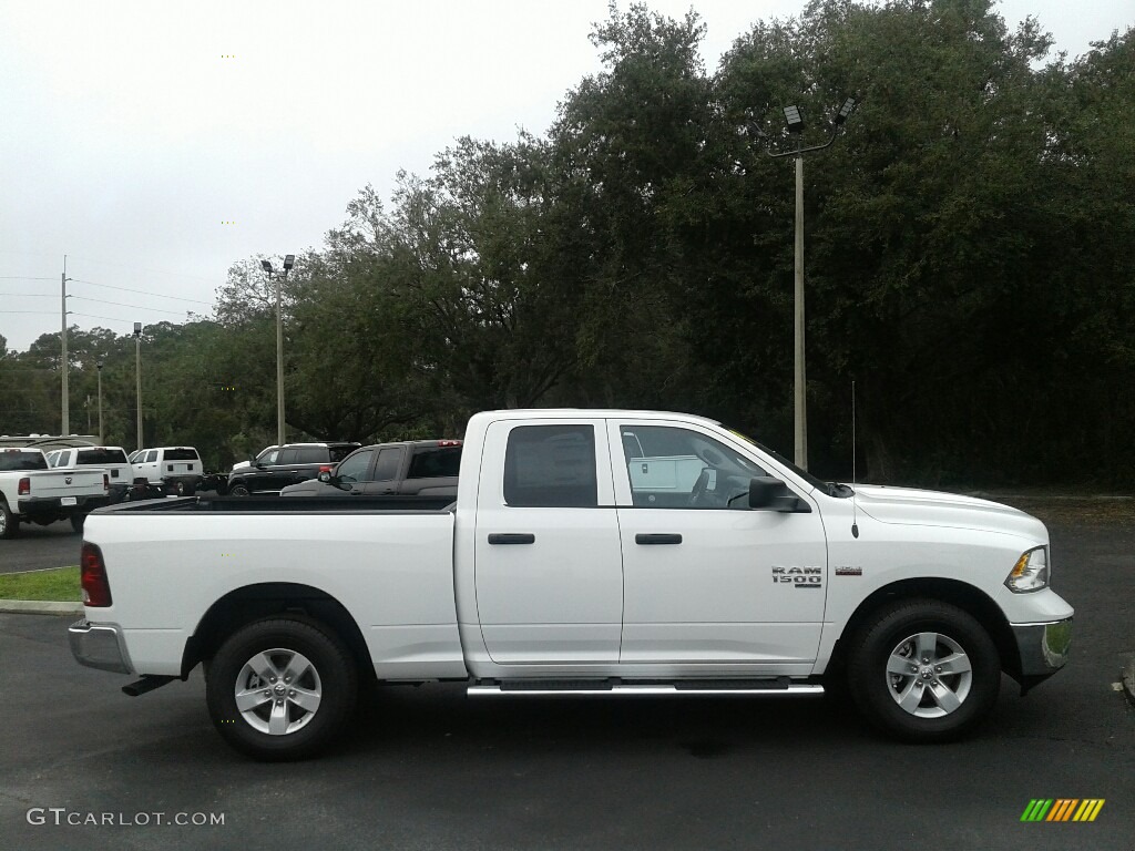 2019 1500 Classic Tradesman Quad Cab 4x4 - Bright White / Black/Diesel Gray photo #6