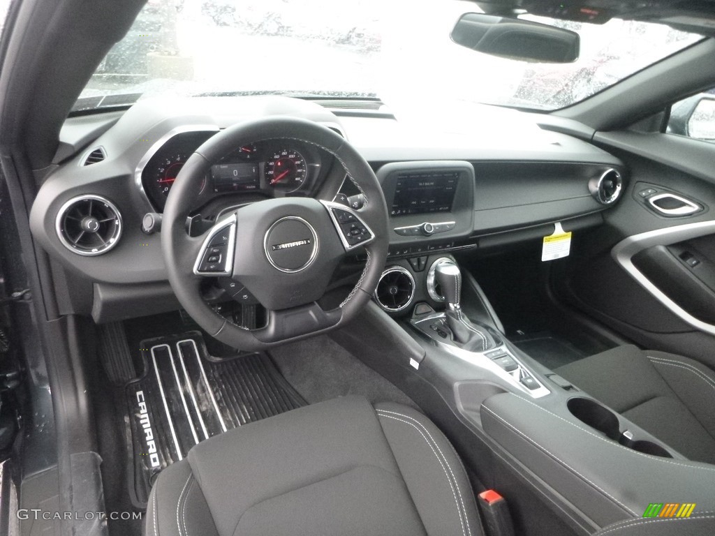 Jet Black Interior 2019 Chevrolet Camaro LT Coupe Photo #130719335