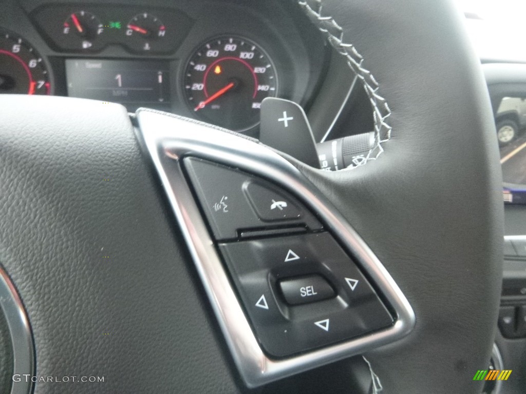 2019 Chevrolet Camaro LT Coupe Jet Black Steering Wheel Photo #130719440