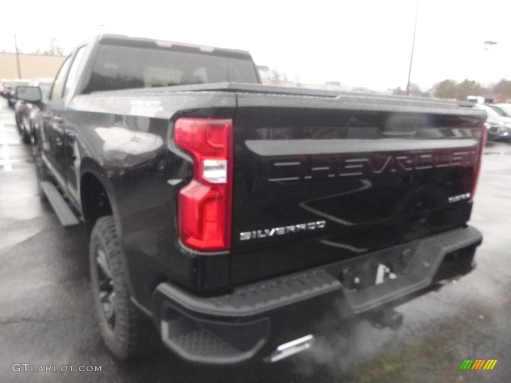 2019 Silverado 1500 Custom Z71 Trail Boss Double Cab 4WD - Black / Jet Black photo #3