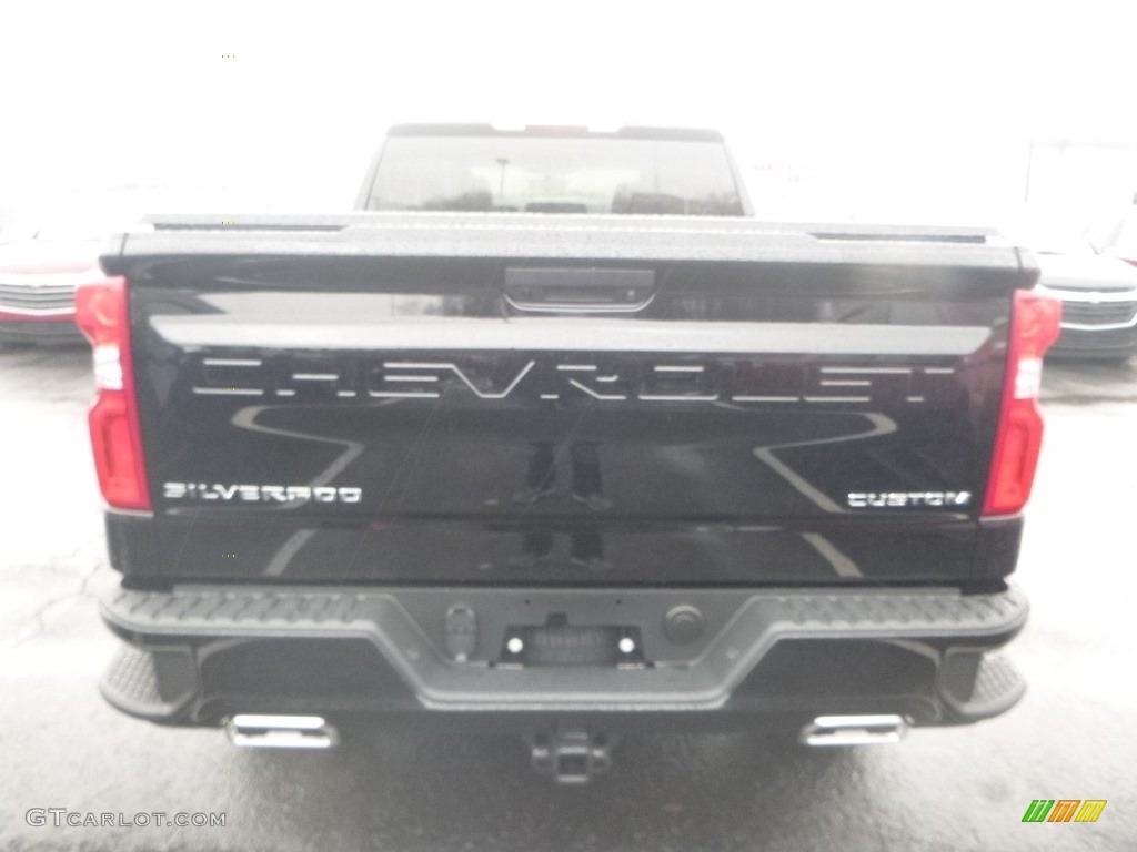 2019 Silverado 1500 Custom Z71 Trail Boss Double Cab 4WD - Black / Jet Black photo #4