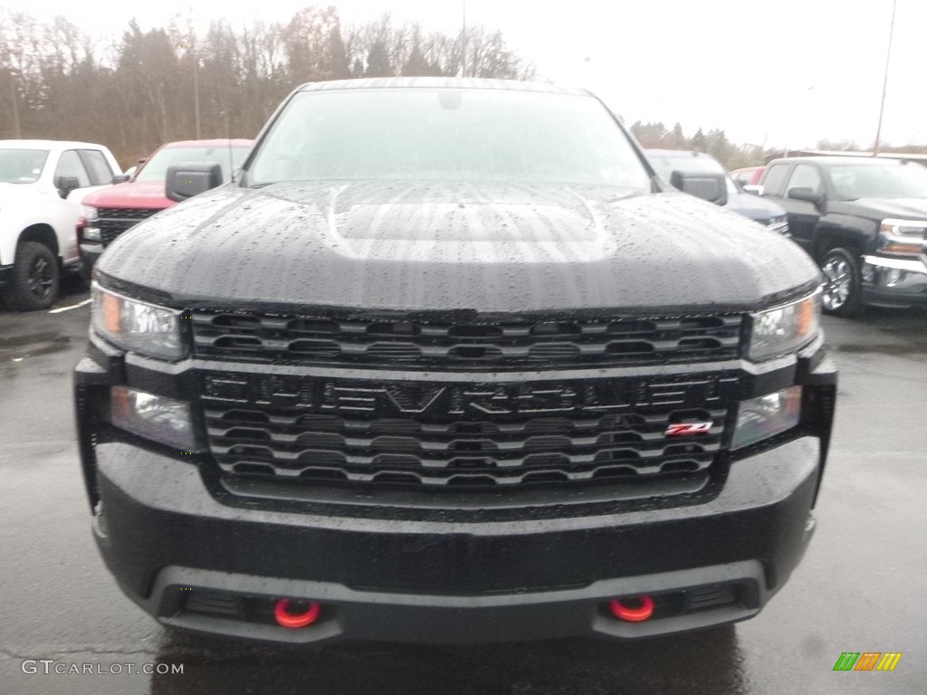 2019 Silverado 1500 Custom Z71 Trail Boss Double Cab 4WD - Black / Jet Black photo #8