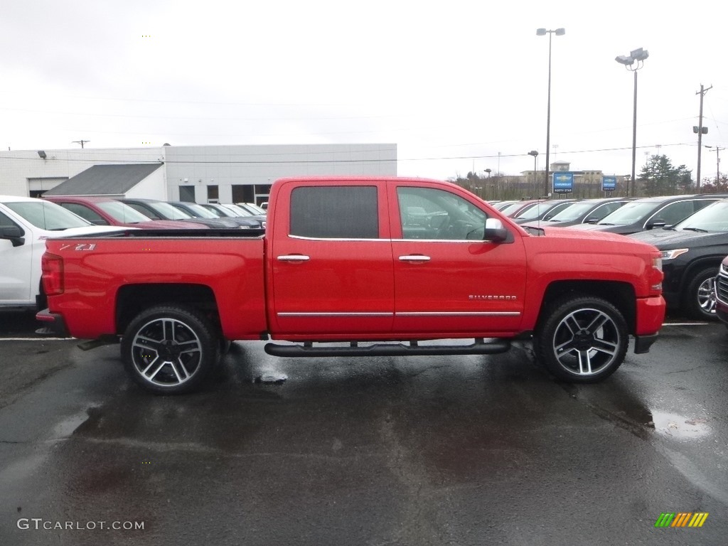 2018 Silverado 1500 LTZ Crew Cab 4x4 - Red Hot / Jet Black photo #6