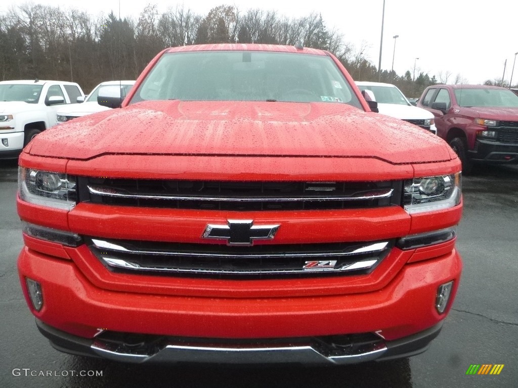 2018 Silverado 1500 LTZ Crew Cab 4x4 - Red Hot / Jet Black photo #8