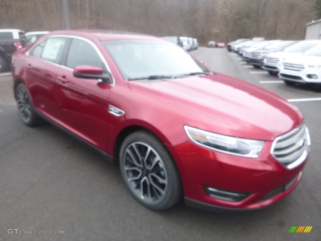 2019 Taurus SEL AWD - Ruby Red / Charcoal Black photo #3