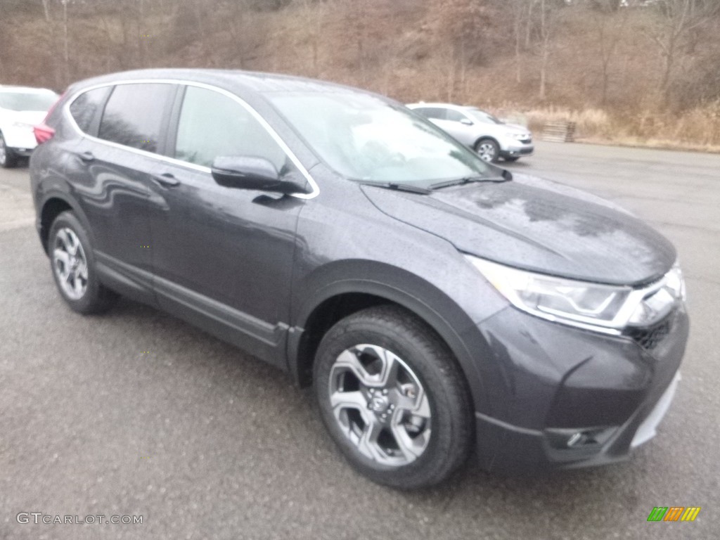 2018 CR-V EX AWD - Gunmetal Metallic / Gray photo #5