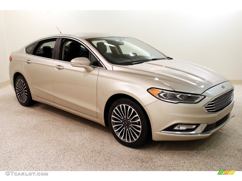 2017 Fusion SE AWD - White Gold / Ebony photo #1