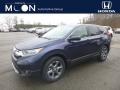 2018 Obsidian Blue Pearl Honda CR-V EX AWD  photo #1