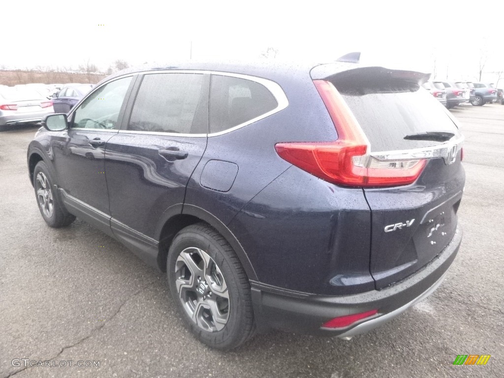 2018 CR-V EX AWD - Obsidian Blue Pearl / Gray photo #2