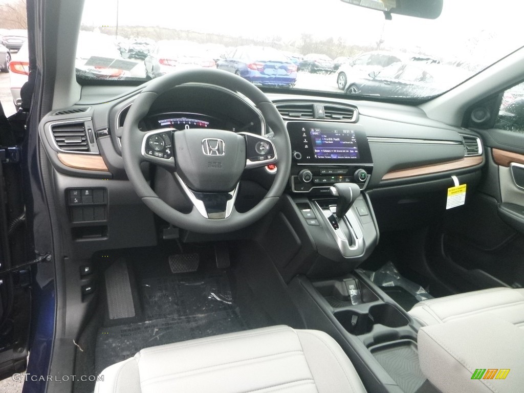 2018 CR-V EX AWD - Obsidian Blue Pearl / Gray photo #10