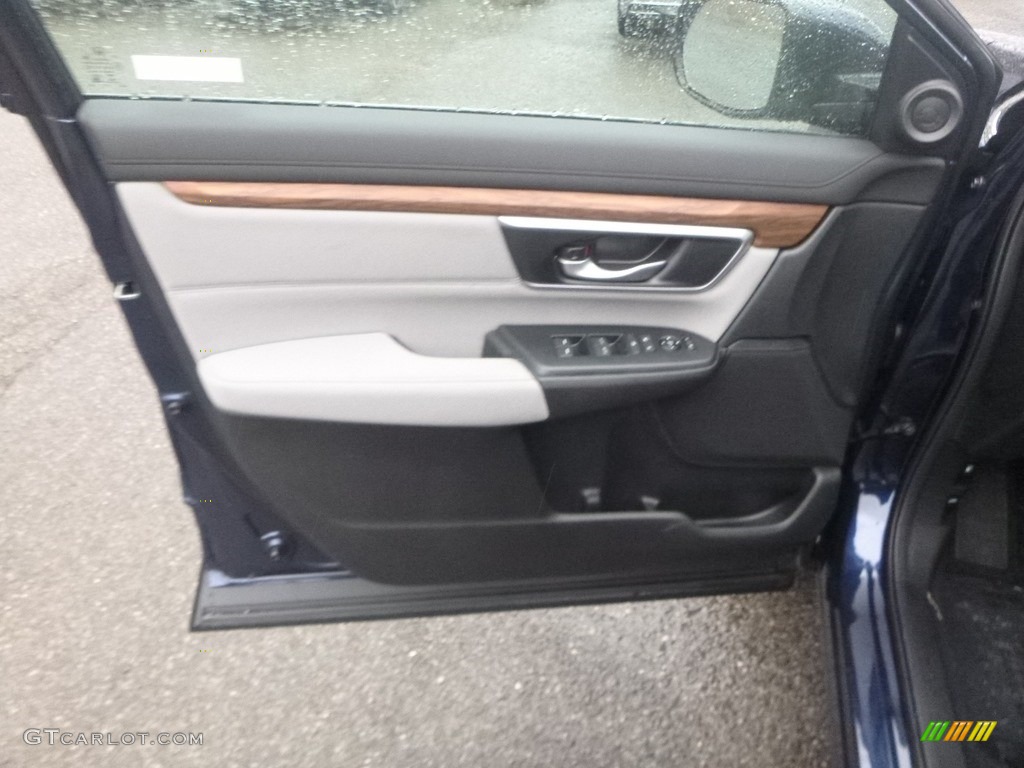 2018 CR-V EX AWD - Obsidian Blue Pearl / Gray photo #11
