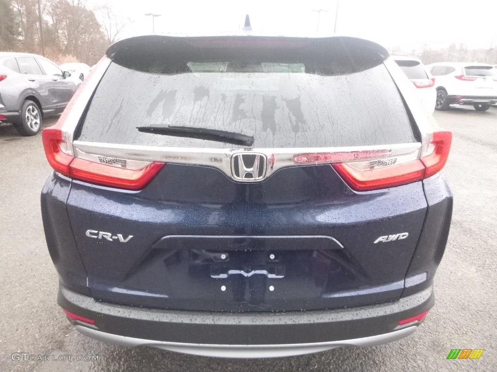 2018 CR-V EX AWD - Obsidian Blue Pearl / Gray photo #3