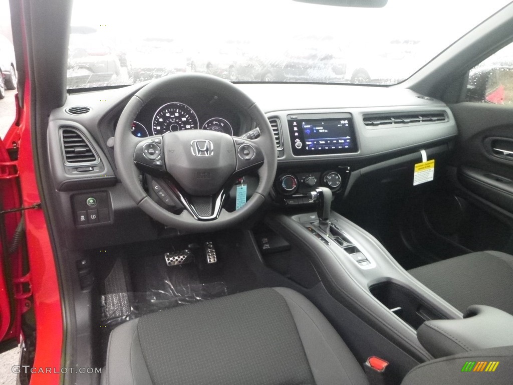 2019 Honda HR-V Sport AWD Black Dashboard Photo #130726747