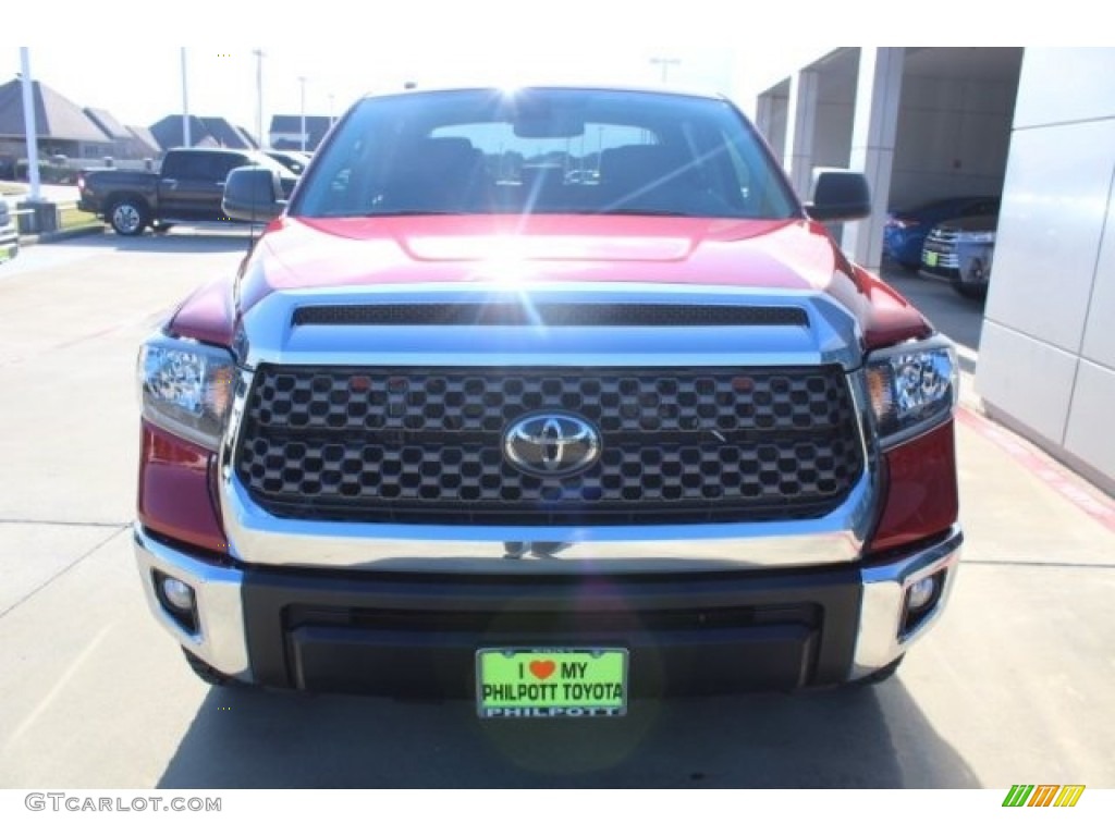 2019 Tundra TSS Off Road CrewMax - Barcelona Red Metallic / Graphite photo #3