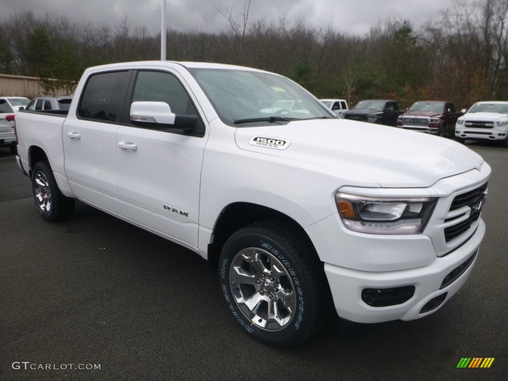 2019 1500 Big Horn Crew Cab 4x4 - Bright White / Black photo #7