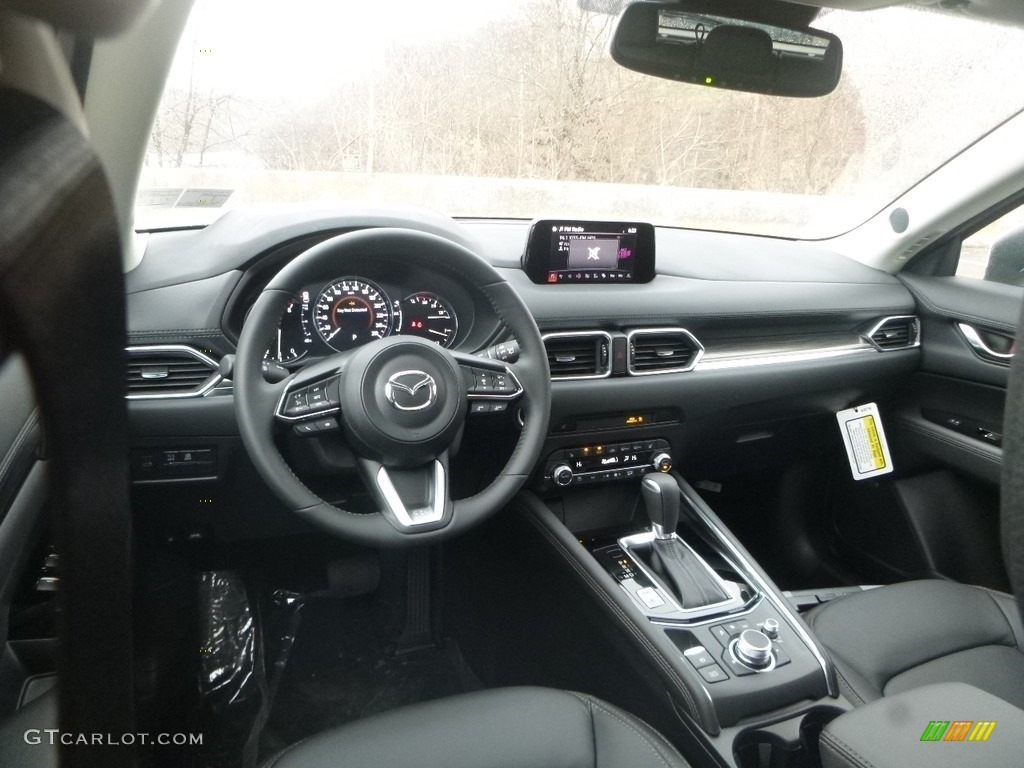 Black Interior 2019 Mazda CX-5 Grand Touring AWD Photo #130728272