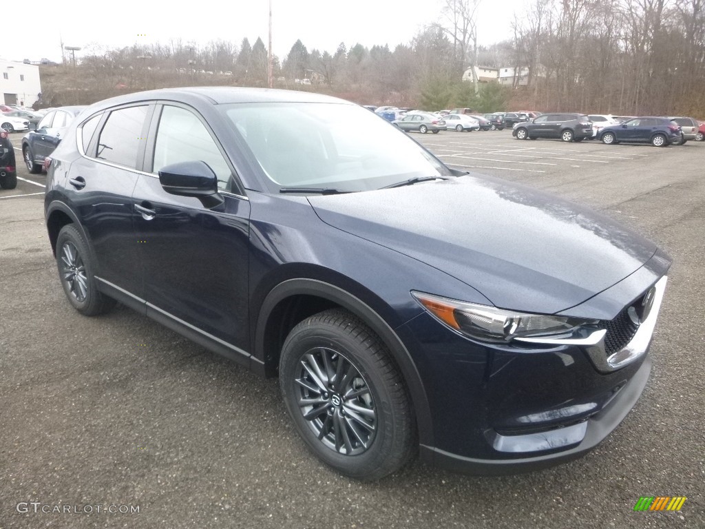 Deep Crystal Blue Mica 2019 Mazda CX-5 Touring AWD Exterior Photo #130728497