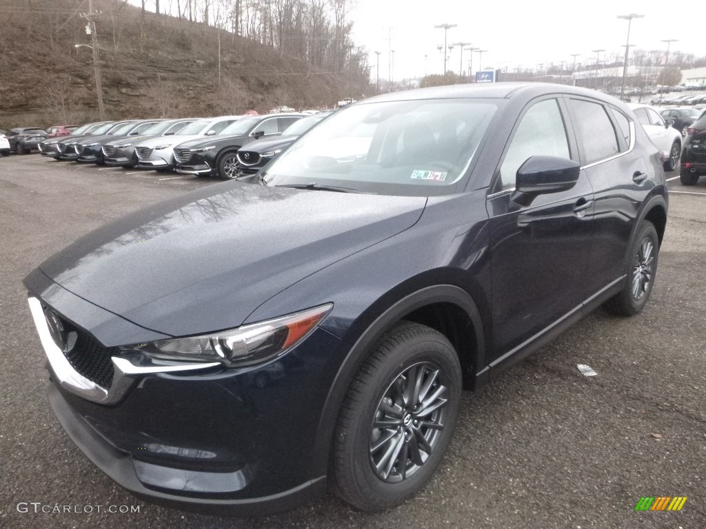 Deep Crystal Blue Mica 2019 Mazda CX-5 Touring AWD Exterior Photo #130728548
