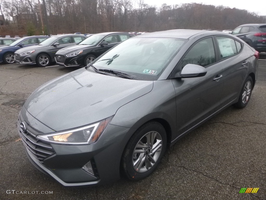 2019 Elantra SEL - Machine Gray / Black photo #5