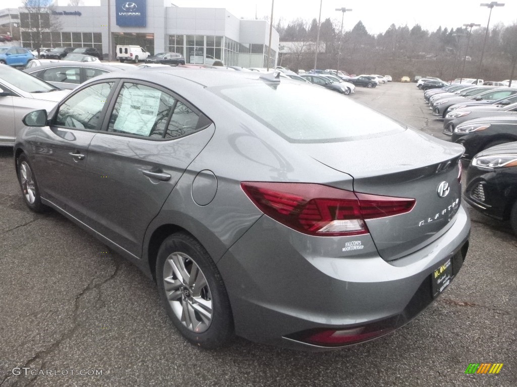 2019 Elantra SEL - Machine Gray / Black photo #6