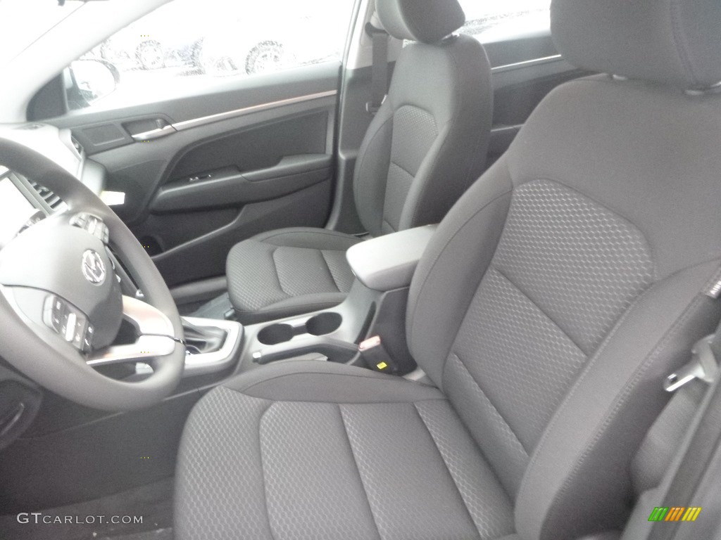 2019 Elantra SEL - Machine Gray / Black photo #12
