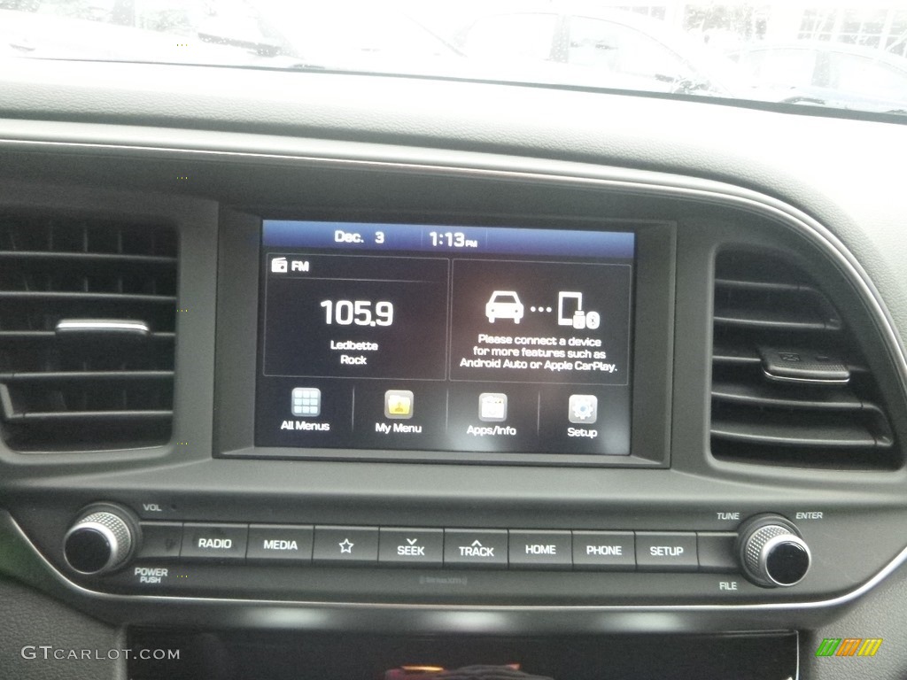 2019 Elantra SEL - Machine Gray / Black photo #14