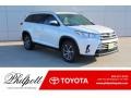 2019 Blizzard Pearl White Toyota Highlander XLE  photo #1