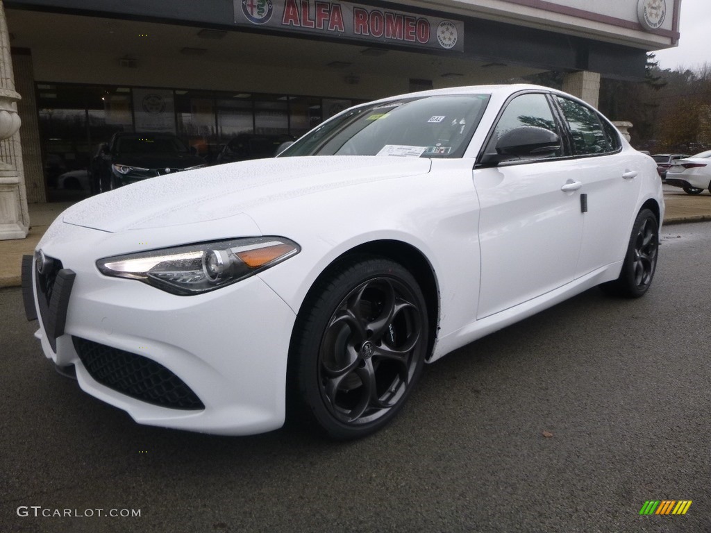 Alfa White 2019 Alfa Romeo Giulia AWD Exterior Photo #130731347