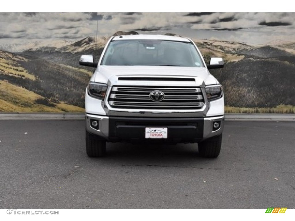 2019 Tundra Limited Double Cab 4x4 - Super White / Graphite photo #2