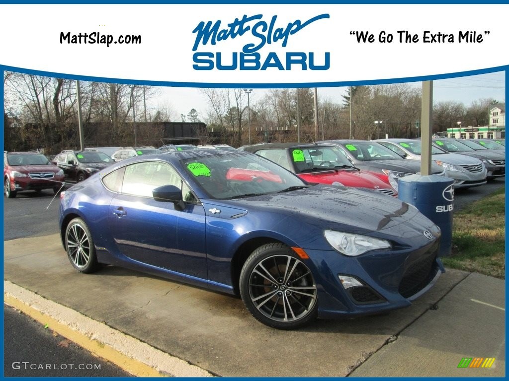 2013 FR-S Sport Coupe - Ultramarine Blue / Black/Red Accents photo #1