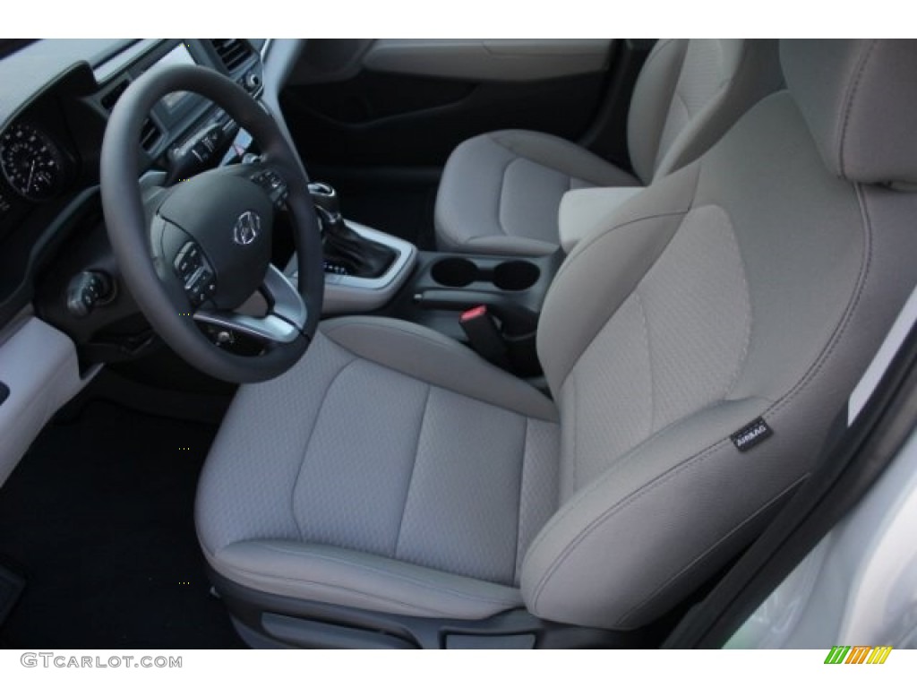 2019 Elantra SE - Symphony Silver / Gray photo #9