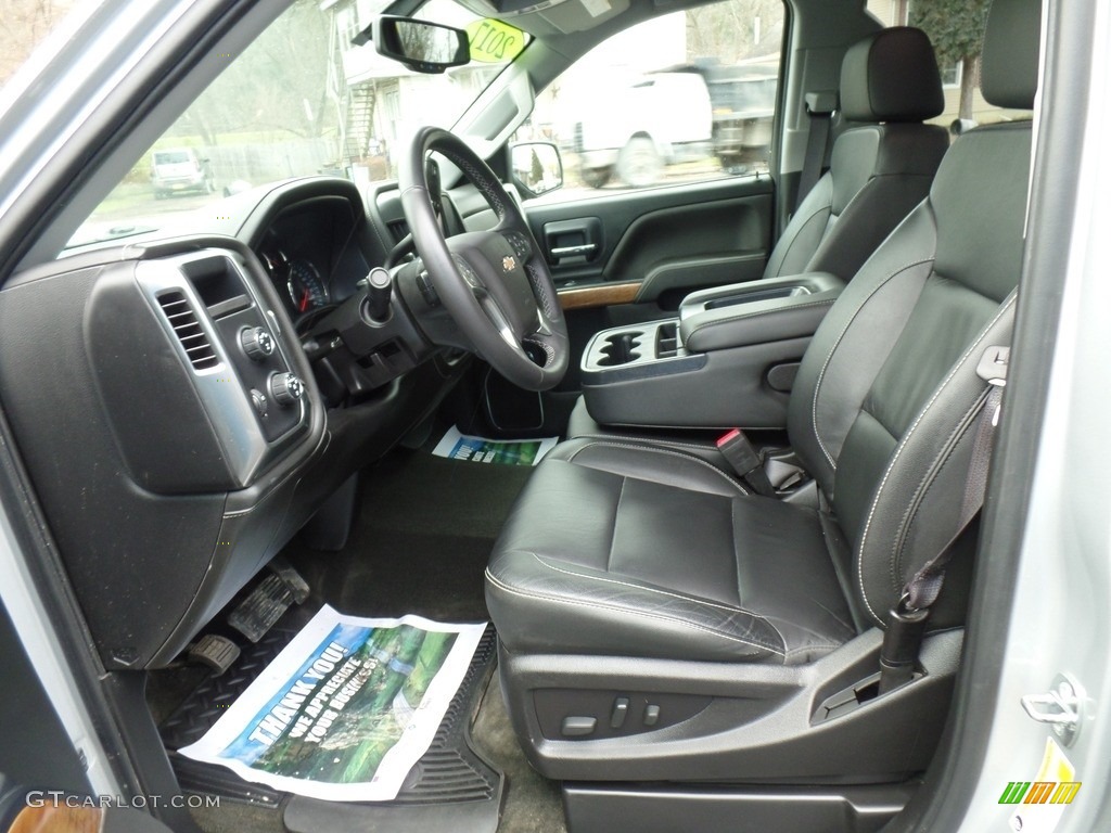 2017 Silverado 1500 LTZ Double Cab 4x4 - Silver Ice Metallic / Jet Black photo #16