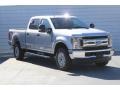 2019 Ingot Silver Ford F250 Super Duty XLT Crew Cab 4x4  photo #2