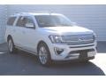 2019 White Platinum Metallic Tri-Coat Ford Expedition Platinum Max  photo #2