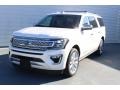 2019 White Platinum Metallic Tri-Coat Ford Expedition Platinum Max  photo #4