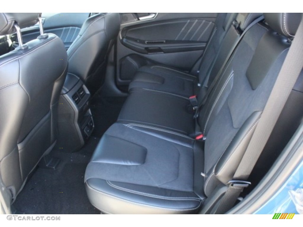Ebony Interior 2019 Ford Edge ST AWD Photo #130738253