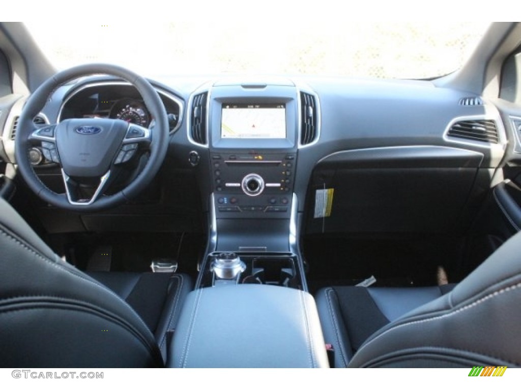 2019 Ford Edge ST AWD Ebony Dashboard Photo #130738286
