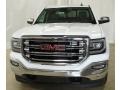 Summit White - Sierra 1500 SLT Crew Cab 4WD Photo No. 4